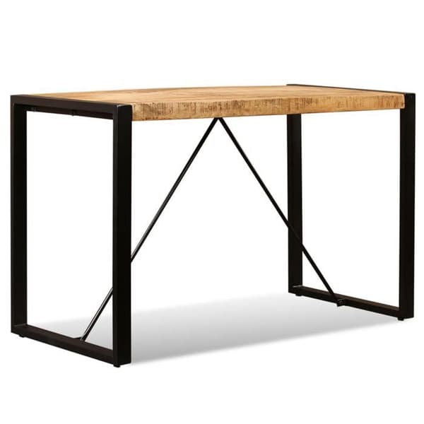 vidaXL Matbord i rå mangoträ 120 cm
