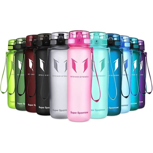 Super Sparrow Vattenflaska - Flaska, 750ml, Rosa