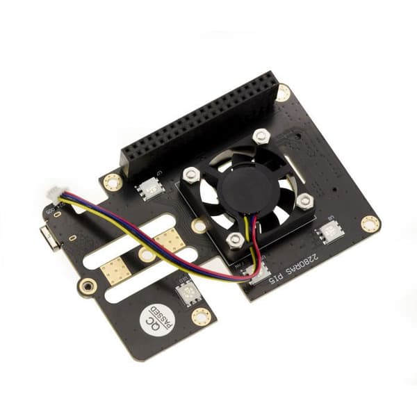 KALEA-INFORMATIQUE Utökningsplatta för Raspberry PI5 för att lägga till SSD M2 NVMe