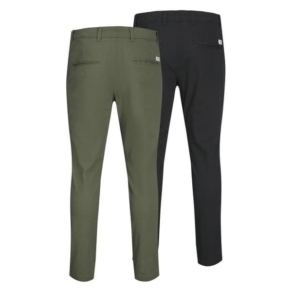Jack & Jones Marco Dave byxor (x2) - svart/olivgrön