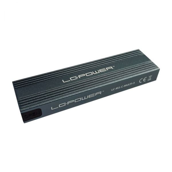 SSD-hårddisk - LC-POWER - LC-M2-C-MULTI-3 - M.2 - USB 3.0 - Kompatibel med NVMe/SATA