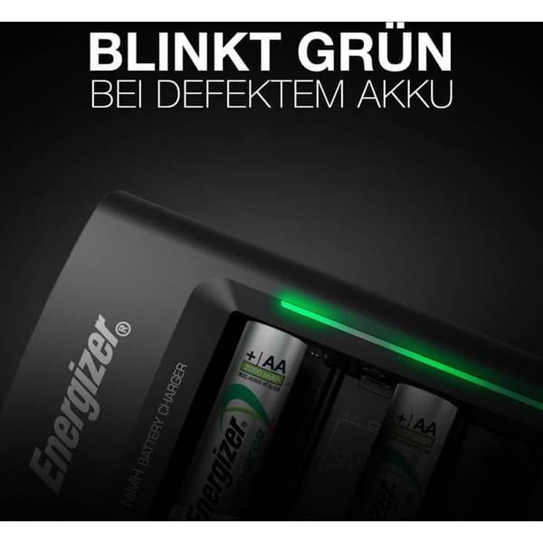 Laddare för runda NiMH-batterier Energizer Universal