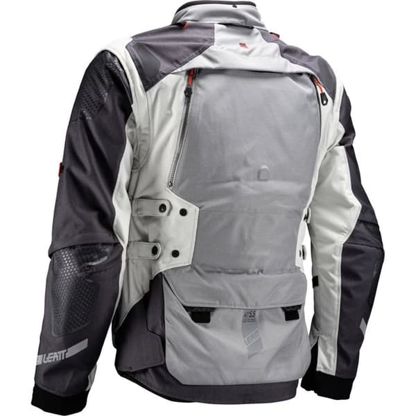 Motorcykeljacka Leatt ADV MultiTour 5.5 V25 - grå/svart/röd