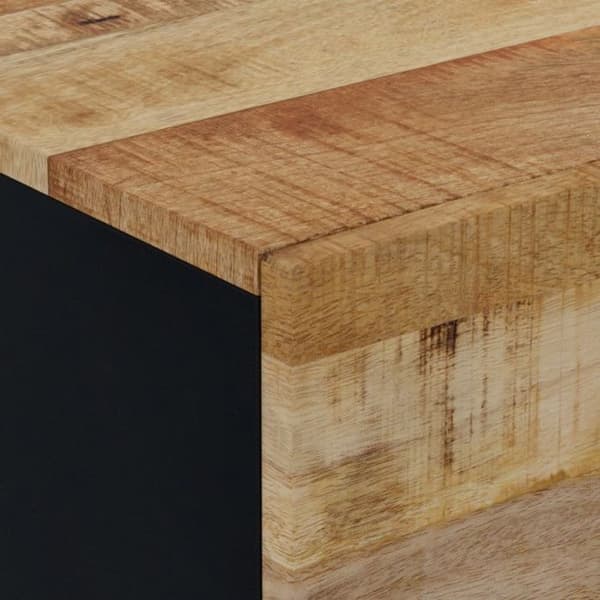 vidaXL Sängbord 2 st 40x33x46 cm Solid mangoträ 345215