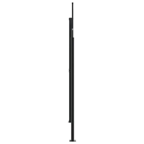 vidaXL Fällbar sidomarkis terrakotta 220x1000 cm 4004783