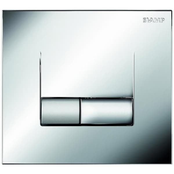 Kontrollpanel - SIAMP - SMART - Blank krom - Dubbel volym - ABS 218x195x48 mm