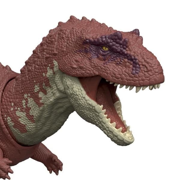 Jurassic World - Rörlig figur Aucasaurus Vild vrål - Ljud - Jurassic World - JGB88