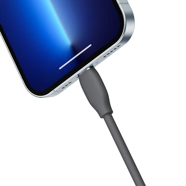 Lightning-kabel - BASEUS - 1.2m - 2.4A - Kompatibel med iPhone 13 Pro Max - Svart