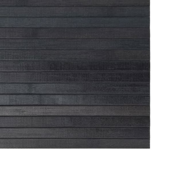 vidaXL Rektangulär matta grå 70x100 cm bambu 376742