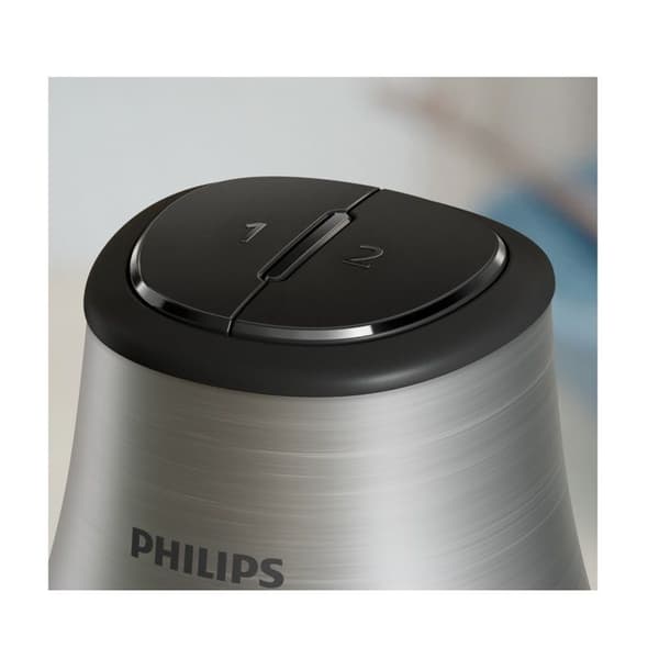 Philips Mini hackare skål glas 2l 500w silver - HR1503/00