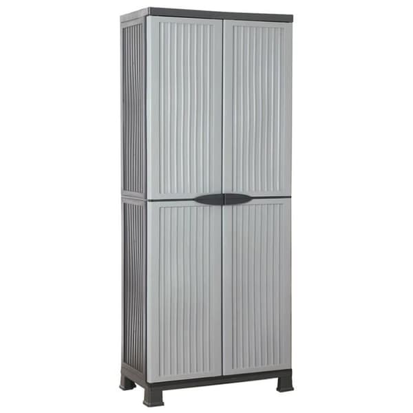 vidaXL Plastskåp 68x39x171,5 cm