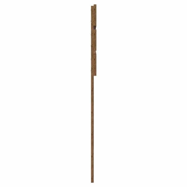 Sänggavel - VIDAXL - Åldrat trä - 75 cm - Brun - Ingenjörsträ