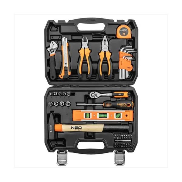 NEO TOOLS 60-delad verktygssatslåda - 10-200