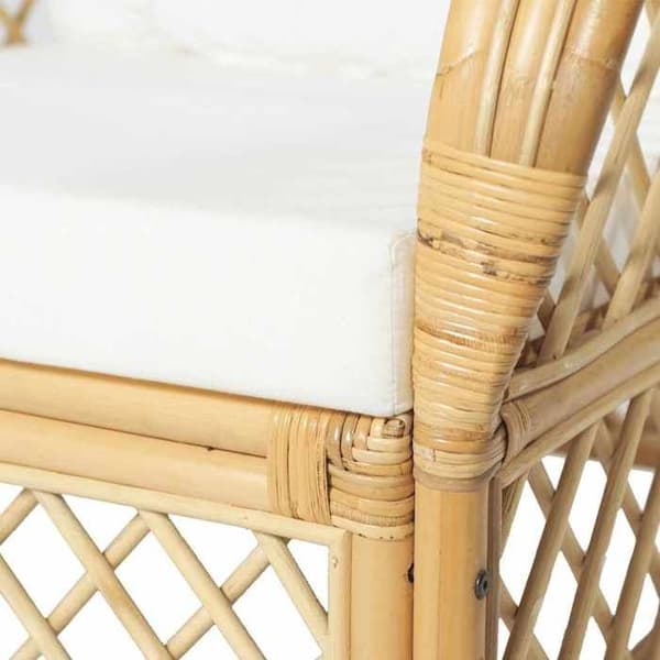 vidaXL Soffa med Dyna Vardagsrum Fåtölj Soffa Stol Vardagsrum Hem Interiör Sovrum Rotting 325469