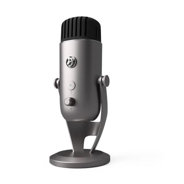 Mikrofon USB - Arozzi - Colonna - Silver - Streaming-diffusion - Växlande riktning
