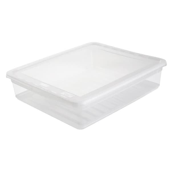 Förvaringslåda - OKT - Basixx - Transparent Plast - 9 L - Rektangulär