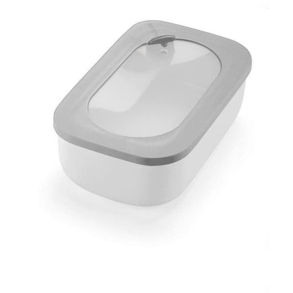 Bento Box - REUT - 7x20x12 cm - 900 ml - Grå - Rektangulär - Diskmaskinssäker