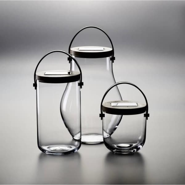 Dekorativ belysning - Krinner - Deco Glass Basic 22500 - LED - Varm vit - Glas och bambu