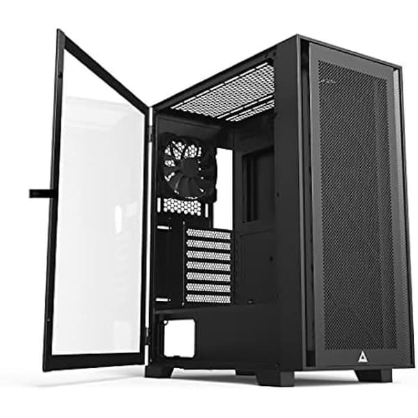 ATX-chassi - MONTECH - AIR 1000 Lite - Svart - 3 fläktar 120 mm - Glaspanel