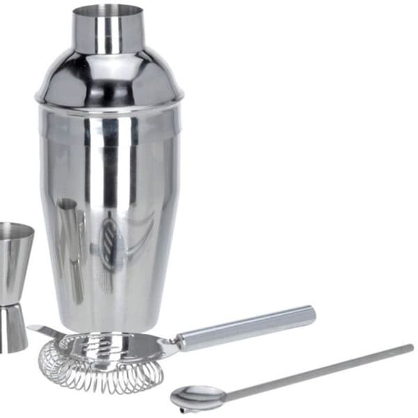 Cocktailset 5 delar i rostfritt stål