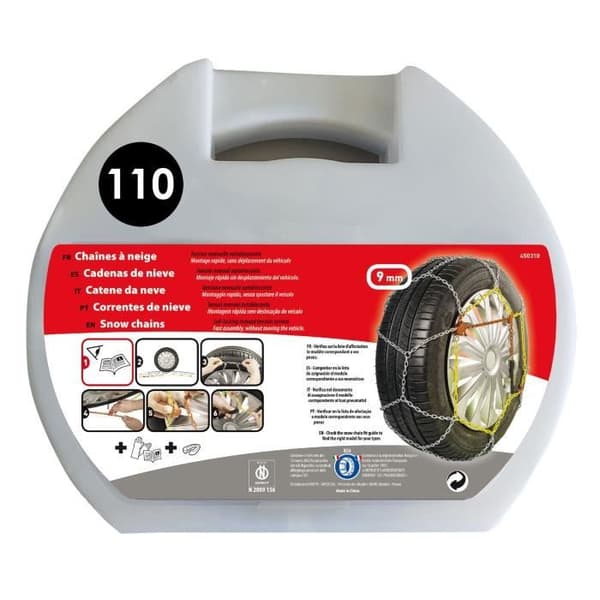 1:A PRIS Metalliska snökedjor N°110