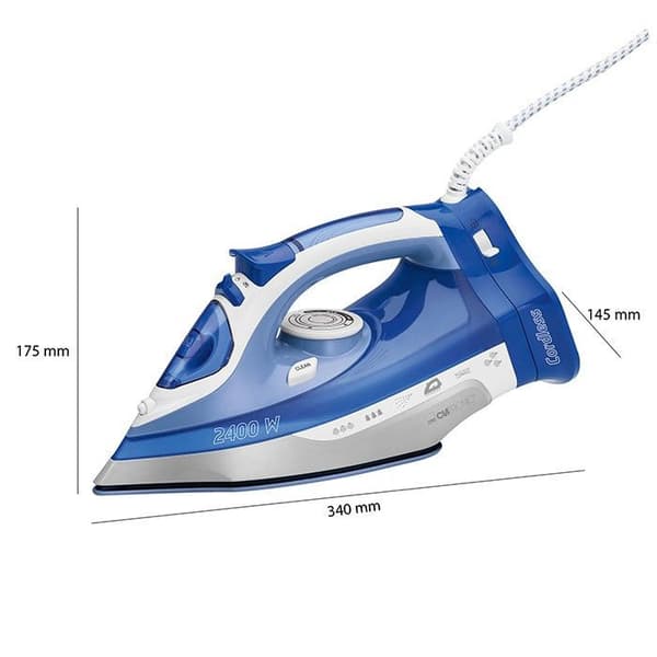 Ångstrykjärn Clatronic DB 3706 vit, blå 2400 W
