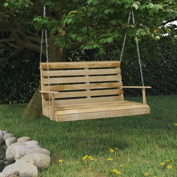 vidaXL Gunga 110 cm Impregnerad Furu 318397