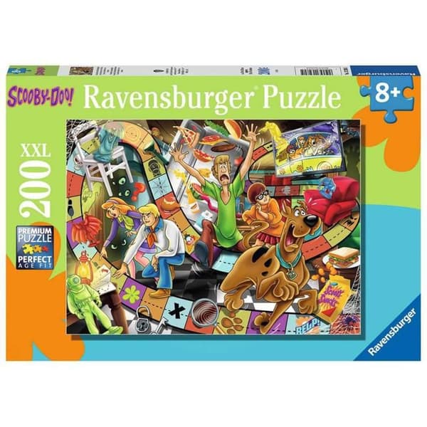 Pussel 200 bitar XXL: Jakten med Scooby-Doo