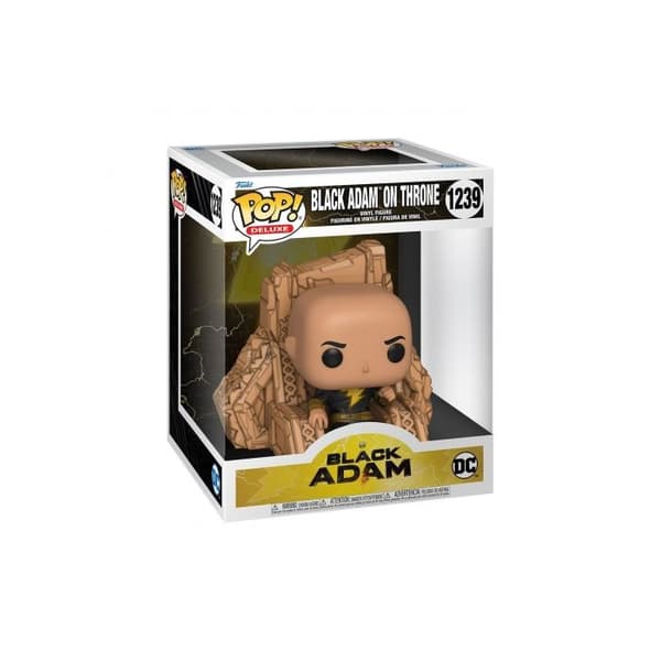 Funko Pop! Deluxe: Black Adam - Black Adam on Throne