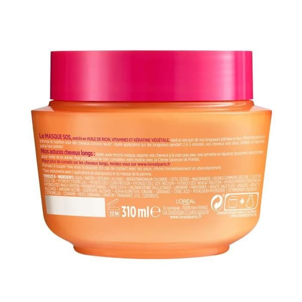 L'OREAL PARIS Elsève Dream Long SOS Length Mask - 310 ml