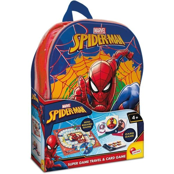 Spider-Man Ryggsäck Resespel - Spelset - LISCIANI - Ryggsäck ingår
