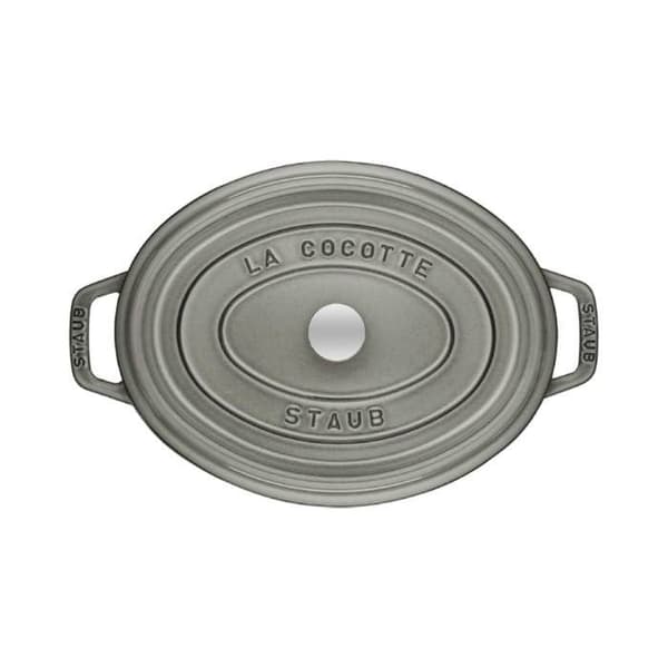 Kokskydd - STAUB - Oval - Ø 27 cm - Grafitgrå - 3,20 liter