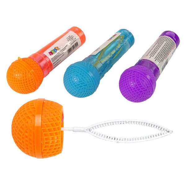 Såpbubblor - IMPORT - Mikrofon - 40 ml - 3 Färger - För Barn