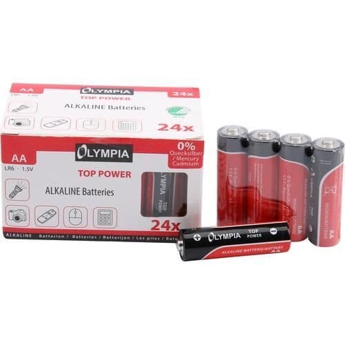OLYMPIA 40179 DOMESTIC AA ALKALINE BATTERI