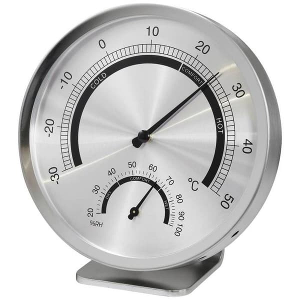 Termohygrometer silver 6034HIC