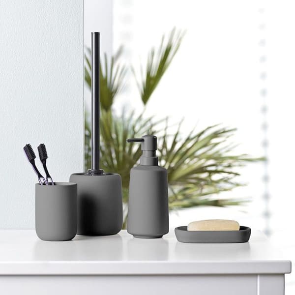 Tandborste Keramik "Ceralia" 10cm Antracit