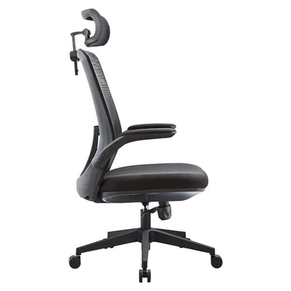Kontorsstol - Subsonic - I-Care Leaf - Ergonomisk - Justerbart ryggstöd - Fällbara armstöd
