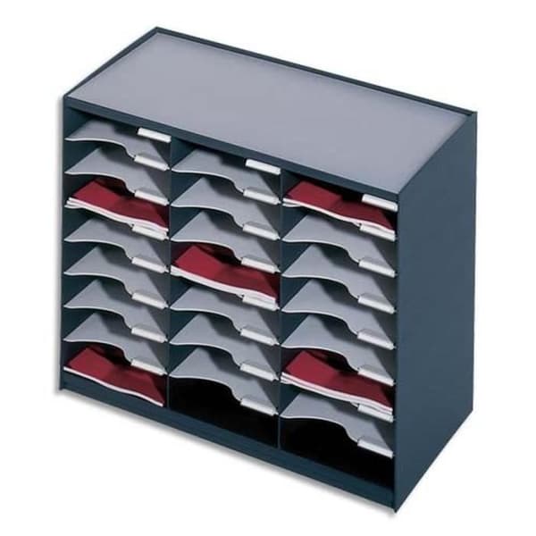 Paperflow Sorter 24 fack svart grå 802.11