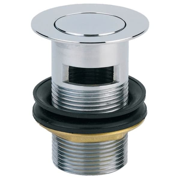 Diskbänksavlopp - VALENTIN - H80 CULBUTO - Mässing - Krom design