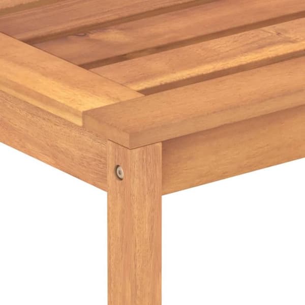 vidaXL Trädgårdsbänk 150 cm Massiv teak
