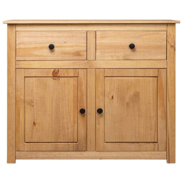 vidaXL Skänk 93x40x80 cm Solid Pine Panama Sortiment 282697