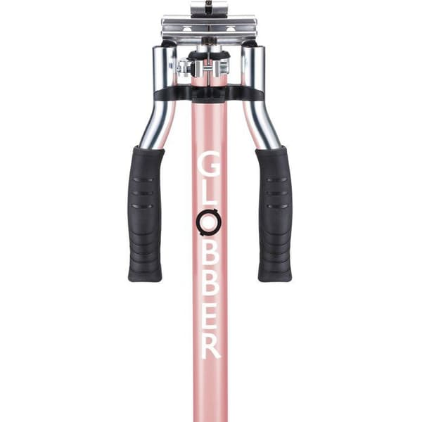 Tvåhjulig sparkcykel - GLOBBER - FLOW ELEMENT LIGHTS - Krom / Rosa
