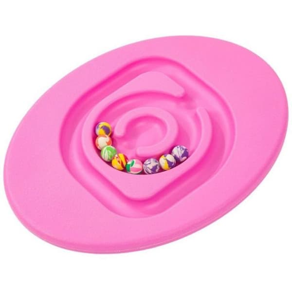 Leantoys Sensorisk balansbräda för barn, gummibollar, 5 stycken, rosa, EDUKAMP