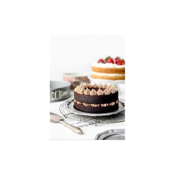 Patisse hoppform med hög kant 18 x 9 cm stål silver