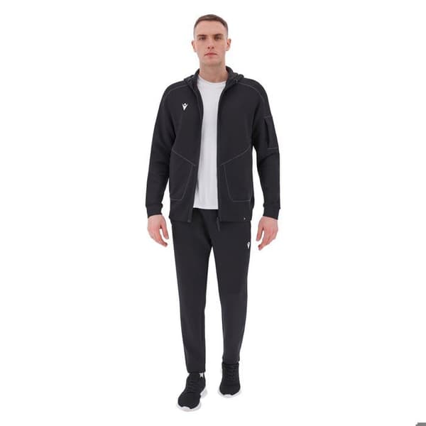 Huvtröja med full zip Macron Kanak