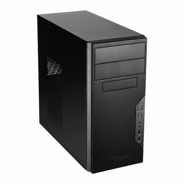 PC-chassi - Antec - VSK3000E-U3 - Mini-torn - USB 3.0 - Svart