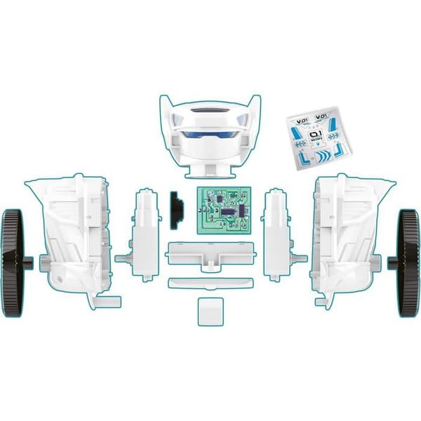 Utbildningsrobot - SCIENCE4YOU - Watchbot - Byggsats - Klockkontroller - 35 Delar