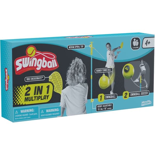2-i-1 Swingball Multiplayer Set