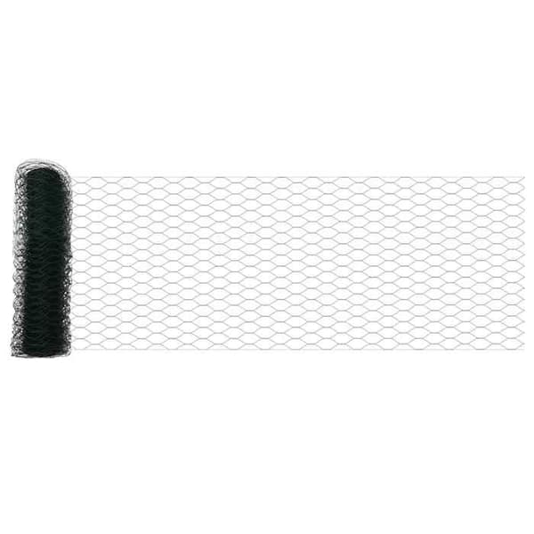 vidaXL Hexagonal stängsel Grön 0,5 x 50 m PVC 42005411