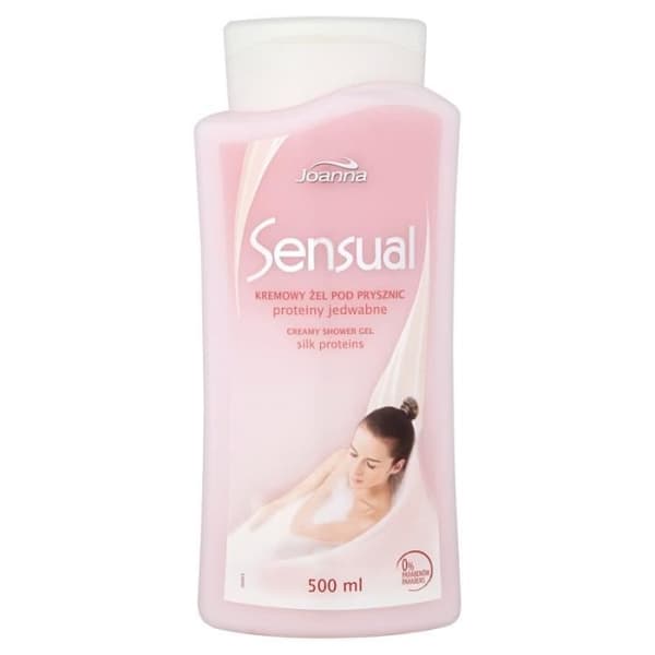 Duschkräm - Sensuell - silkeproteiner - återfuktande - 500 ml